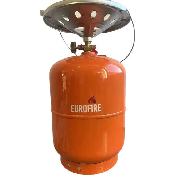 Баллон газовый с горелкой EuroFire 5 кг 12.5 л для дома кемпинга дачи и походов (BG869-5) | Зображення 1