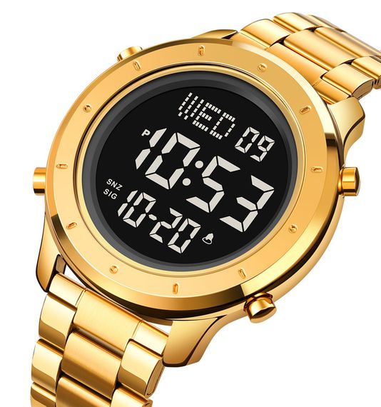 Skmei 1864SGDBK Gold-Black Steel | Зображення 1