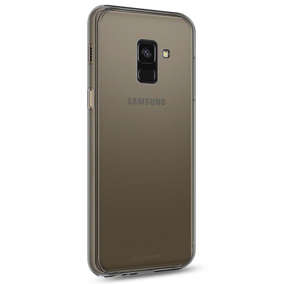 Чохол до мобільного телефона MakeFuture Air Case (Clear TPU) Samsung A8 Plus 2018 Black (MCA-SA818PBK) | Зображення 1