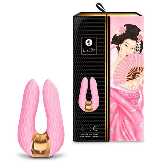 Вібратор для клітора Shunga Aiko, рожевий, 10.5 см х 6.5 см Sex Aura | Зображення 6