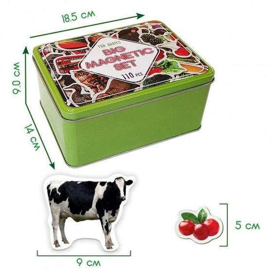 Набор магнитов Magdum "Большой подарочный набор" 110 шт ML4031-63 EN | Зображення 1