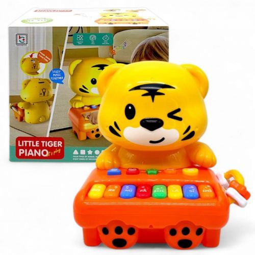 Уценка. Интерактивная игрушка "Little Tiger Piano" (23 см) - Повреждена упаковка