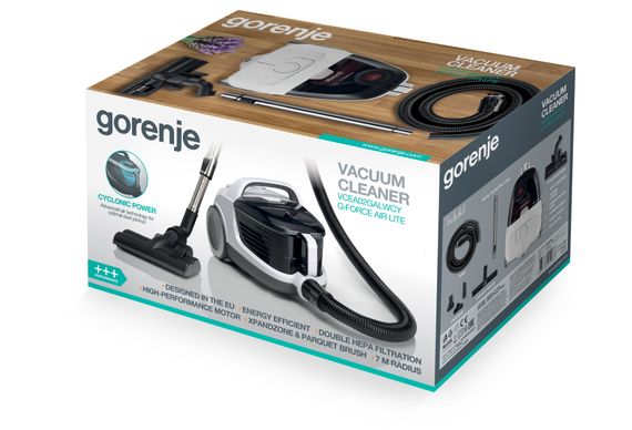 Пилосос Gorenje контейнерний VCEA02GALWCY | Зображення 3