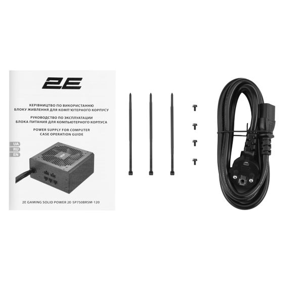 Блок живлення 2E GAMING Solid Power (750W) 2E-SP750BRSM-120 | Зображення 9
