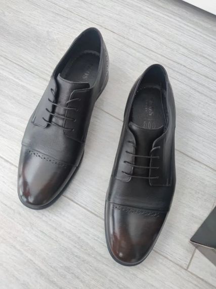 Коричневые туфли дерби Ikos 42 размер | Зображення 4