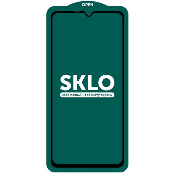 Захисне скло SKLO 5D (тех.пак) для Samsung Galaxy A05 Чорний