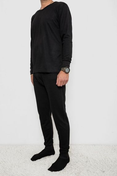 Термобелье мужское  -уценка, цвет черный, 241R0107-U-3 | Зображення 1