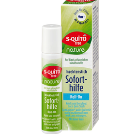 Ролик екстренна допомога при уксах комарів S-quitofree Insektenstich Soforthilfe Roll-on nature, 10 ml