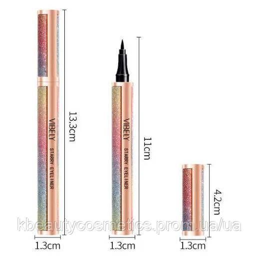 Підводка фломастер для очей Vibely Starry Sky Eyeliner 1 мл | Зображення 1