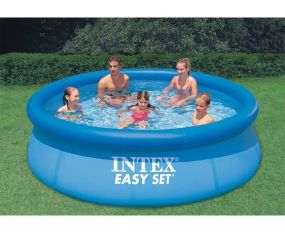 Надувний безкаркасний круглий басейн Intex 28132 (366-76см, 5621 л, фільтр-насос 230V)