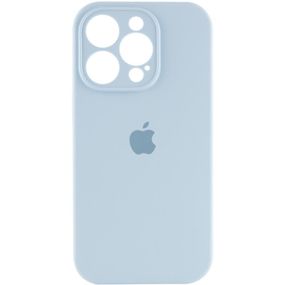 Чохол Silicone Case Full Camera Protective (AA) для Apple iPhone 13 Pro (6.1") Блакитний / Sweet Blue