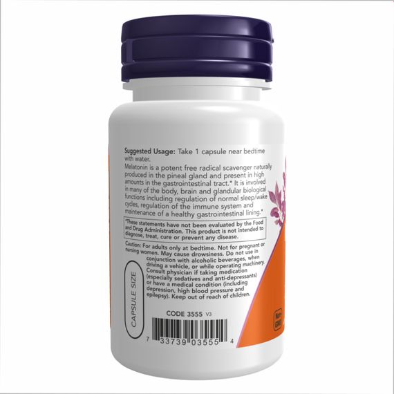 Melatonin 5 mg - 60 vcaps | Зображення 2