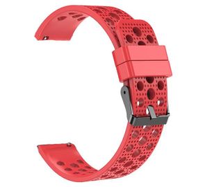 Спортивный ремешок с перфорацией Primo для часов Samsung Galaxy Watch 3 41mm (SM-R850) - Red