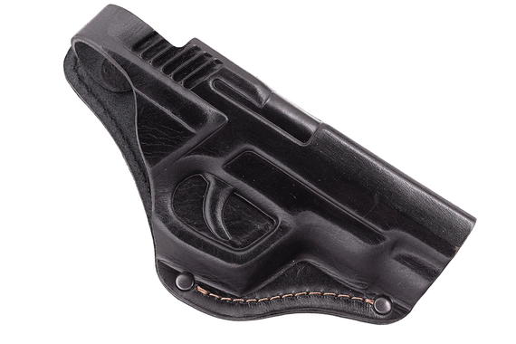 Кобура Форт-12 поясна формована (шкіра, чорна) MAS MAS