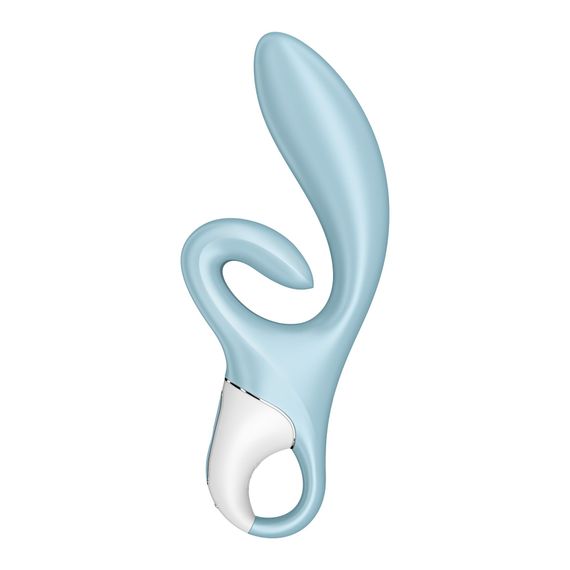 Вібратор-кролик Satisfyer Touch Me Blue, подвійний відросток, 3 потужні мотори | Зображення 1