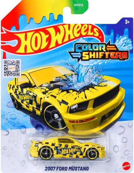 Hot Wheels Color Shifters 2007 Ford Mustang Машинка Хот Вилс, меняющая цвет, Форд Мустанг | Зображення 1