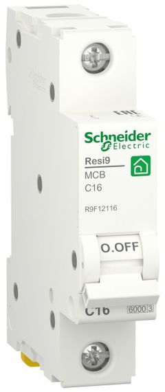 Автоматичний вимикач 1р С16А RESI9 Schneider