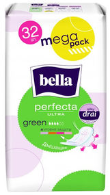 Гігієнічні прокладки Bella Perfecta Ultra Green 32 шт