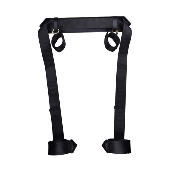 Фиксаторы рук и ног для кровати LOCKINK BDSM Adjustable Bed Restraint Kit Черный | Зображення 1