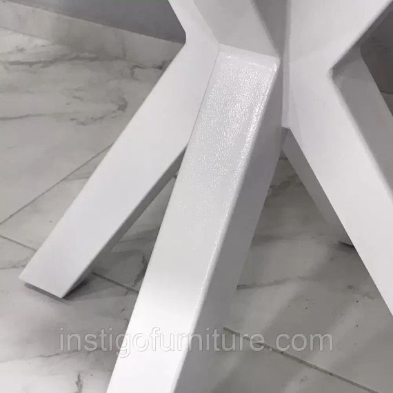 Подстолье каркас для журнального стола из металла 450×450mm, H=450mm Белый | Зображення 4