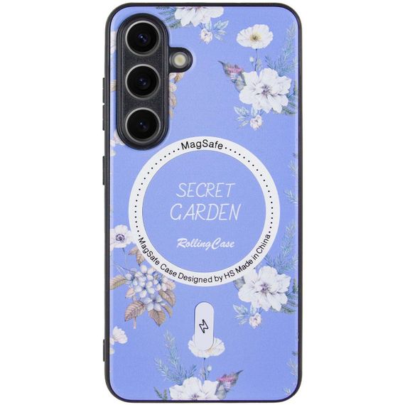 TPU+PC чохол Secret Garden with MagFit для Samsung Galaxy S24 Lilac | Зображення 1