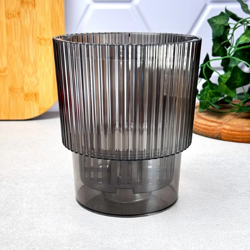 Вазон "Стелла" для орхідей з дренажем 16*18,5см. (корич. пр.) | Зображення 1