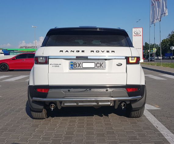 Задняя защита AK005-1 (нерж) для Range Rover Evoque 2012-2018 гг | Зображення 1