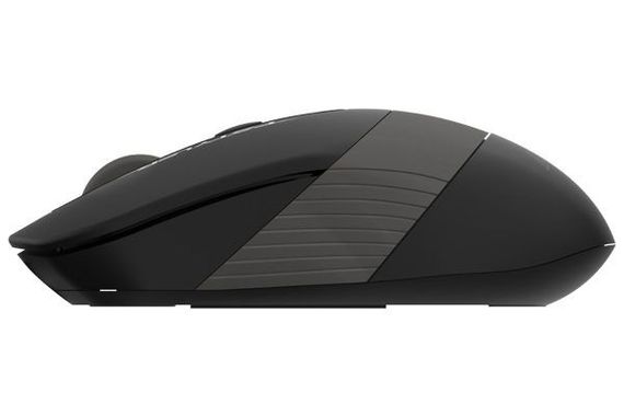Миша бездротова A4Tech Fstyler FG10 (Grey),  USB, колір чорний+сірий | Зображення 3