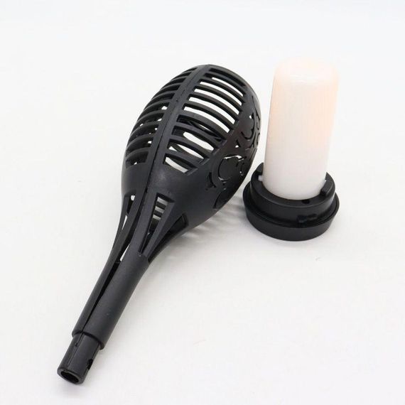 Садовый фонарь 52см, на солнечной батарее с эффектом пламени, Solar flame led light sensor activated / | Зображення 8