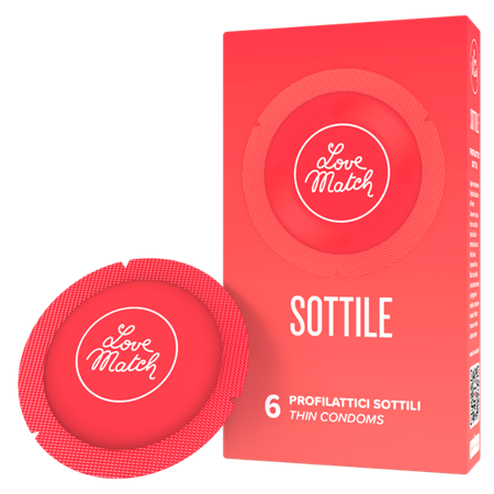 Презервативи - Sottile (Thin), 6 шт.