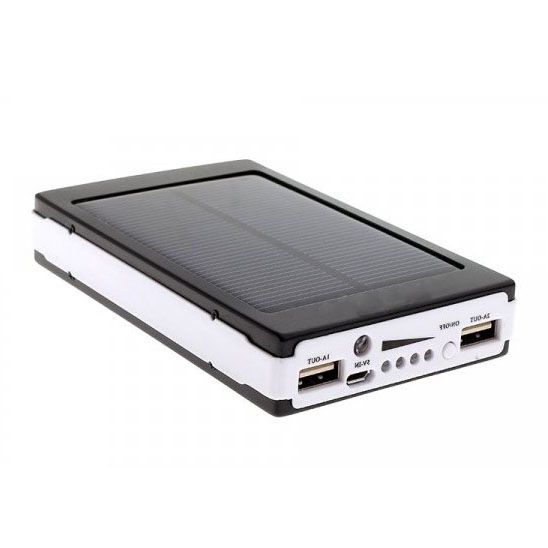 УМБ Power Bank Solar 20000 mAh мобильное зарядное с солнечной панелью и лампой, повербанк для планшета UM-93 | Зображення 8
