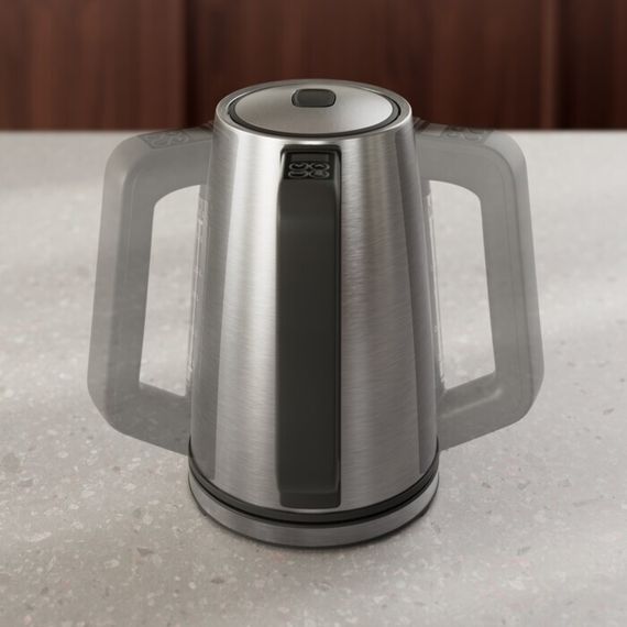 Електрочайник Electrolux, 1.7л, Strix, дисплей, метал, підтримка темп, нерж (E5K1-6ST) | Зображення 2