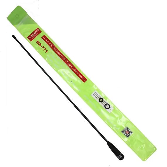 Антена двохдіпазонна Nagoya NA-771 39 см, SMA-Female