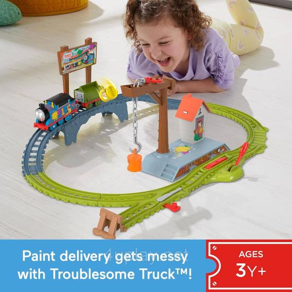 Паровозик Томас та друзі Залізниця Кольорова пригода Fisher-Price Thomas & Friends Paint Delivery Set | Зображення 5