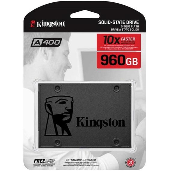 SSD Kingston SSDNow A400 960GB 2.5" SATA TLC | Зображення 1