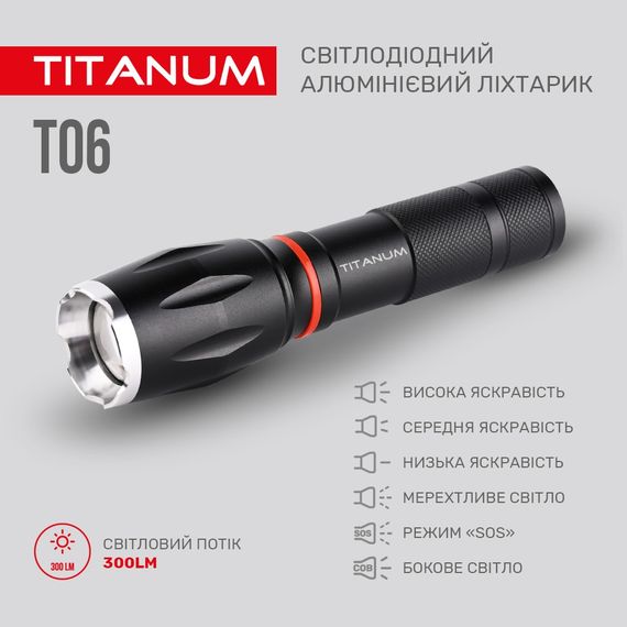 Портативний світлодіодний ліхтарик TITANUM TLF-T06 | Зображення 2