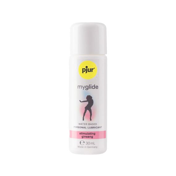 Збуджувальна змазка на водній основі pjur my glide 30 мл, з женьшенем, зігріває