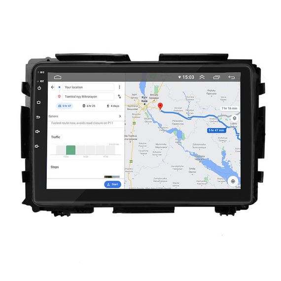 Штатная магнитола 9" Lesko для Honda HR-V II 2013-2018  4/64Gb/ 4G/ Wi-Fi/ CarPlay GPS Premium Хонда | Зображення 1