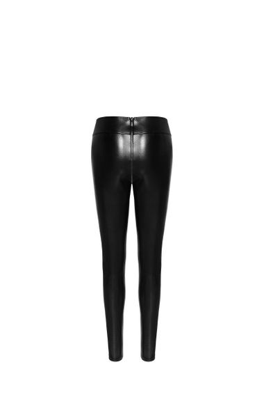Сексуальні легінси зі зміїним принтом S F274 Noir Handmade, чорні Sex Aura | Зображення 8