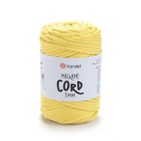 Пряжа Macrame Cord 3 mm № 750 (Макраме Корд), 250 г, 85 м — Бавовняний шнур для в’язання та макраме 754