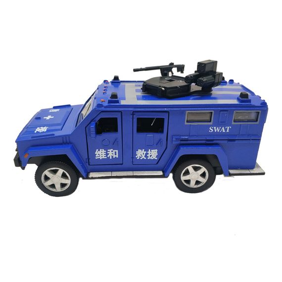 Машина металл 6623 "АВТОПРОМ" 1:32 со звуковыми эффектами Синий