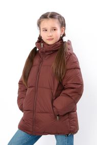 Куртка для дівчинки (демісезон) Носи своє 134 Коричневий (p-16260-187249)