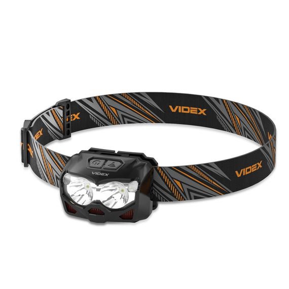 Налобний світлодіодний ліхтарик VIDEX VLF-H055D 500Lm 5000K  ((ЗАРЯДЖАЄТЬСЯ ВІД USB)) | Зображення 1