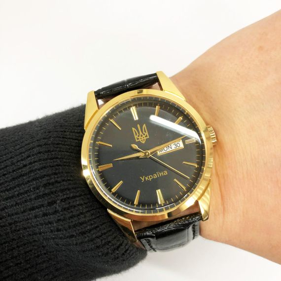 Чоловічі сучасні годинники SKMEI 3709/9073GDBK-B, Елітні наручні годинники чоловічі YV-43