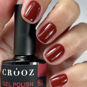 Гель-лак Crooz 81 (темный кармин) 8мл