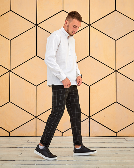 Комплект БРЛК (штани + сорочка льон + кеди) основний S