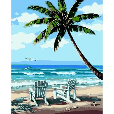Картина по номерам ZiBi Рай на двоих 40*50 см ART Line (ZB.64179) - Топ Продаж!