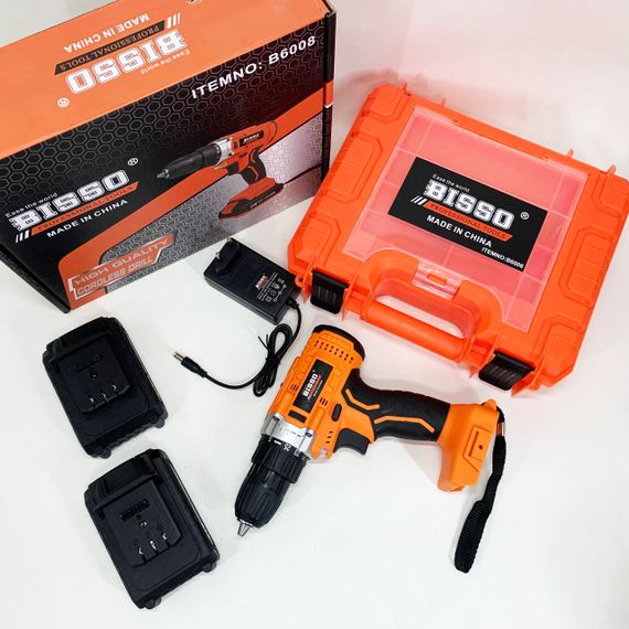 Шуруповерт акумуляторний у валізі BISSO B6008 21V | Зображення 4