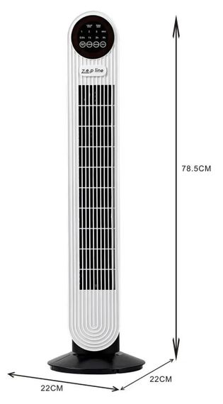 Підлоговий кулер-вентилятор безлопастний Germatic AM-030JR, Зима-літо, LED, 1200W, сенсор, пульт дистанційного керування, автоповорот 80° (46895-AM-030JR_3223) | Зображення 5
