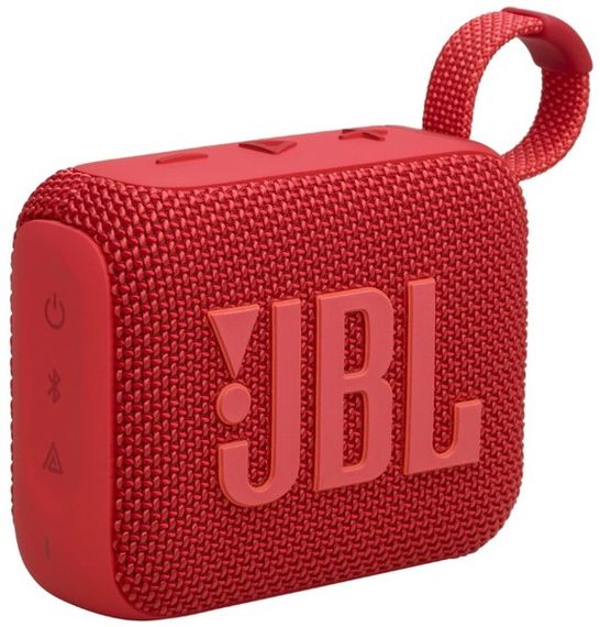 Портативна акустика JBL Go 4 Red (JBLGO4RED) | Зображення 1
